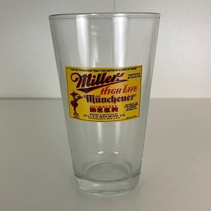 New Miller High Life Beer Pint Glass